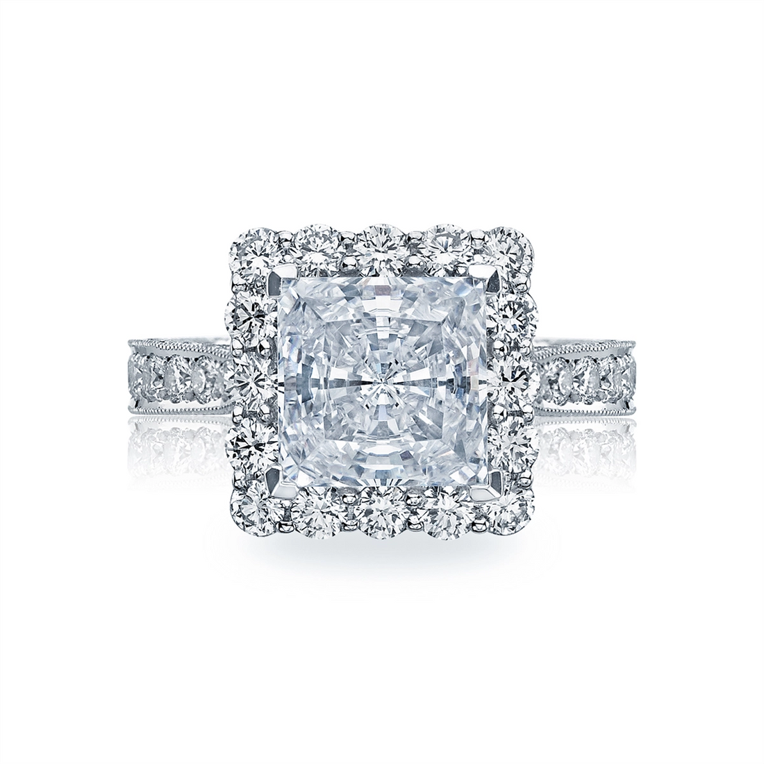 Tacori Engagement Rings in Platinum/Palladium containing Diamond HT 2605 PR 7