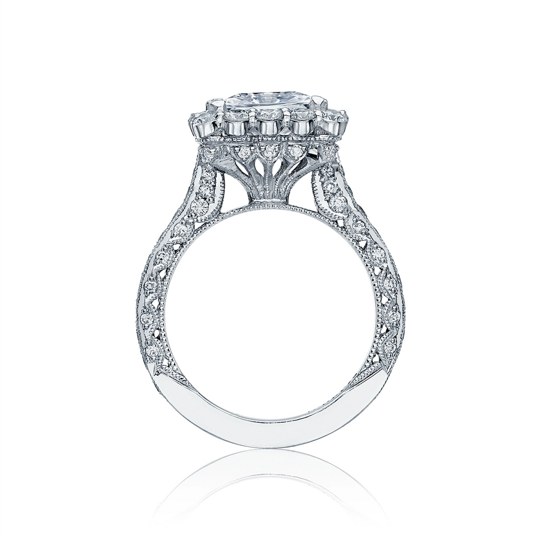 Tacori Engagement Rings in Platinum/Palladium containing Diamond HT 2605 PR 7