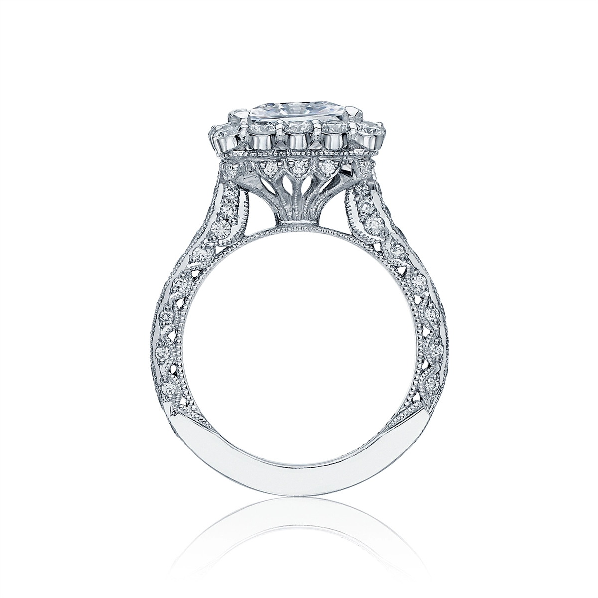 Tacori Engagement Rings in Platinum/Palladium containing Diamond HT 2605 PR 7