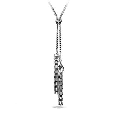 David Yurman Necklaces in Silver containing Diamond N12501DSSADI