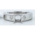 Engagement Collections Rings in White Gold containing Aquamarine, Multi-gemstone, Diamond 352229