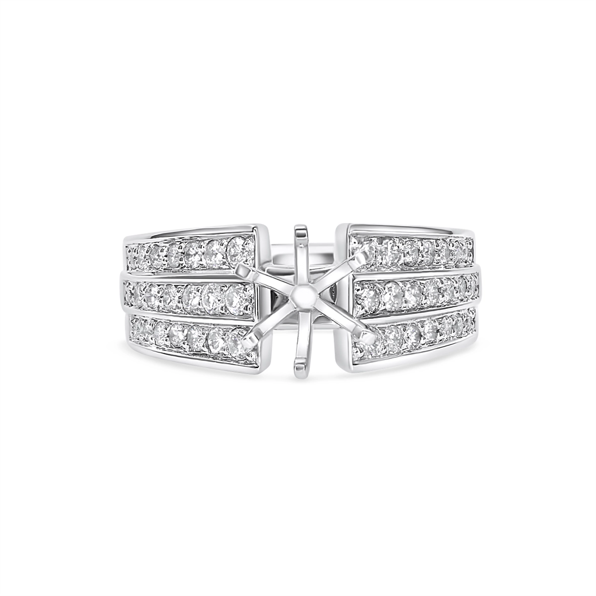 Engagement Collections Engagement Rings in White Gold containing Diamond J7033DWR4W