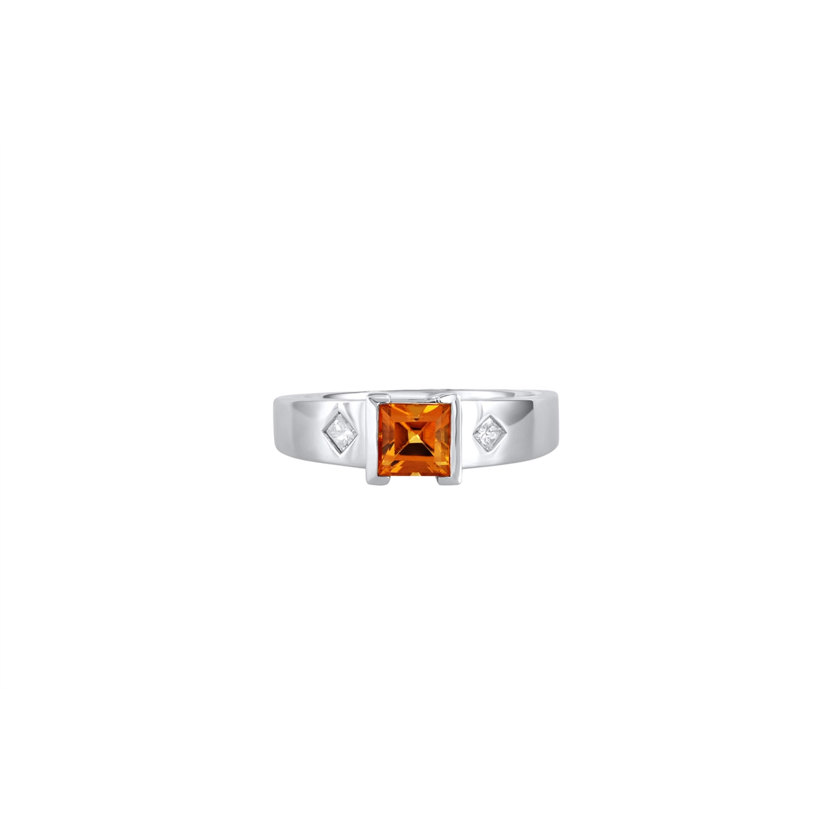 Engagement Collections Rings in White Gold containing Citrine, Multi-gemstone, Diamond 353072
