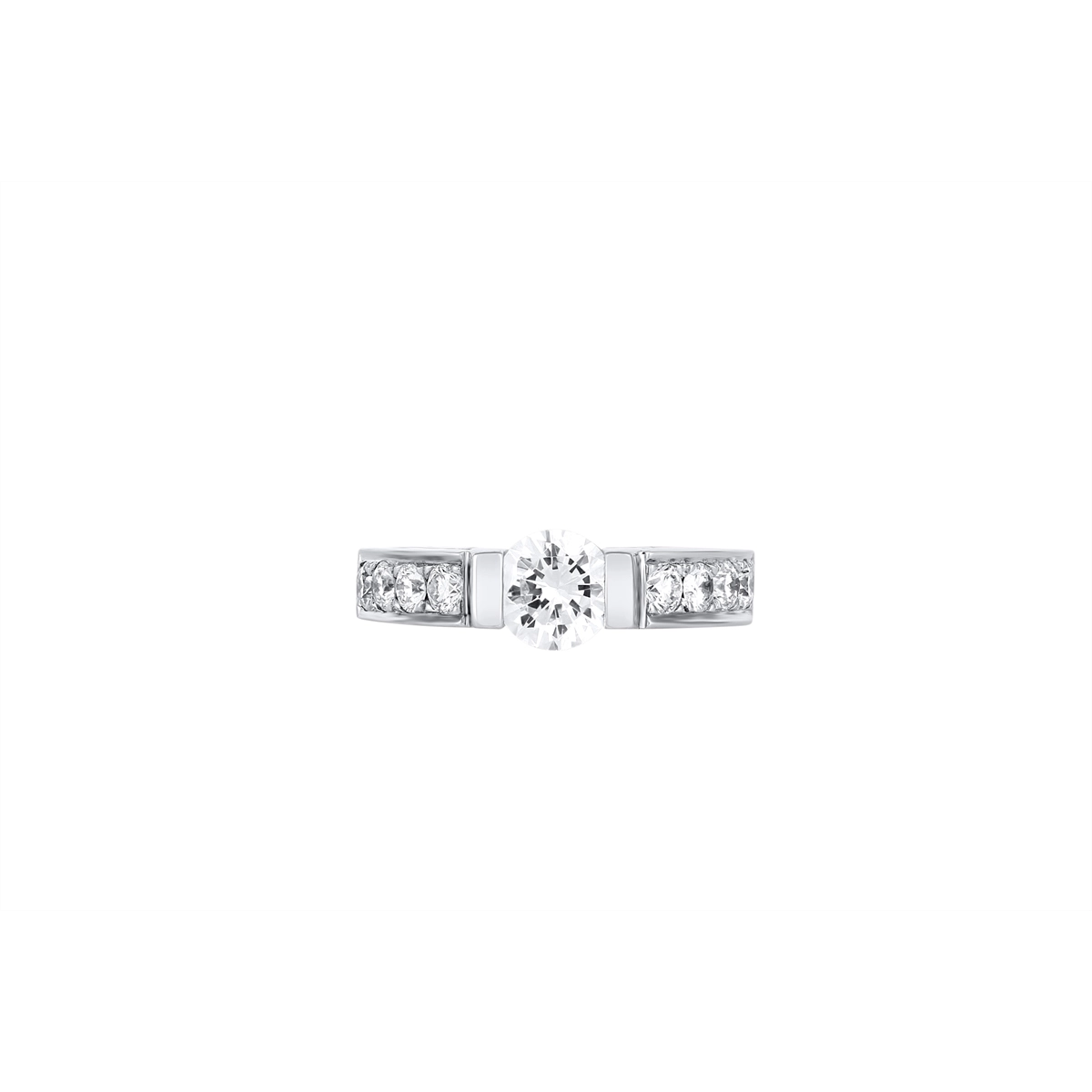 Engagement Collections Engagement Rings in White Gold containing Diamond TR-165A-FINAL