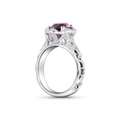 Engagement Collections Rings in White Gold containing Amethyst, Multi-gemstone, Diamond 353980