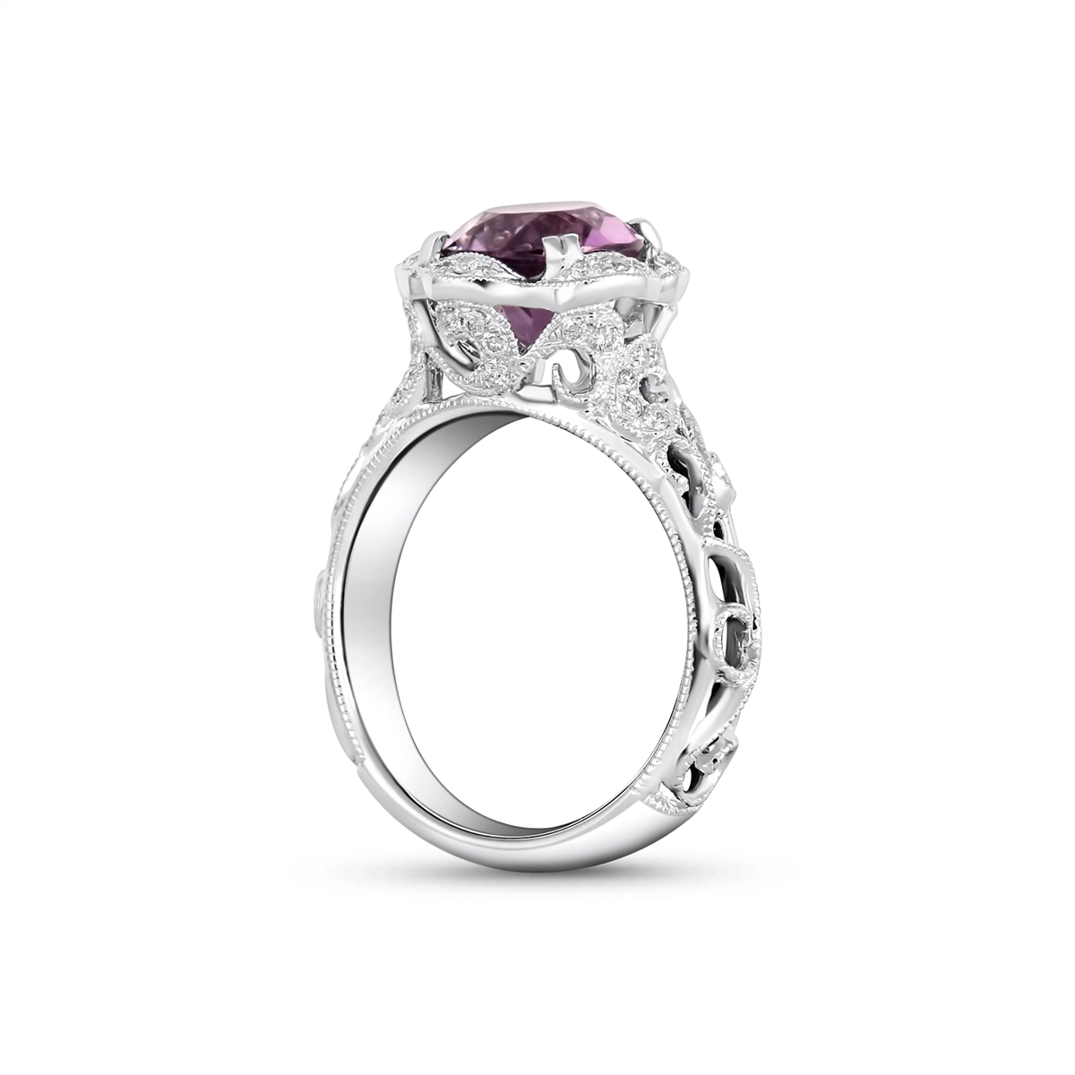 Engagement Collections Rings in White Gold containing Amethyst, Multi-gemstone, Diamond 353980