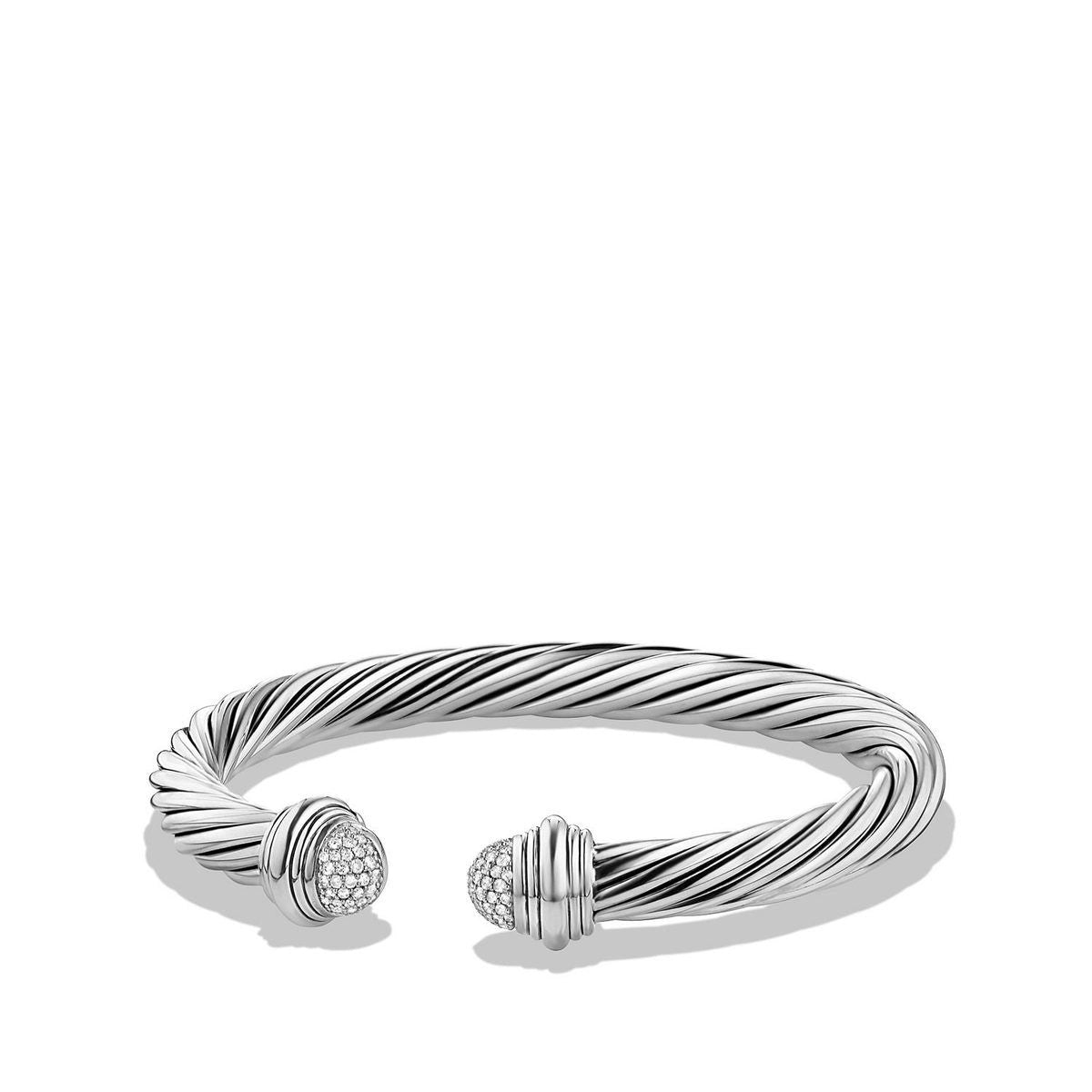 David Yurman Bracelets in Silver containing Diamond B06561SSADIM