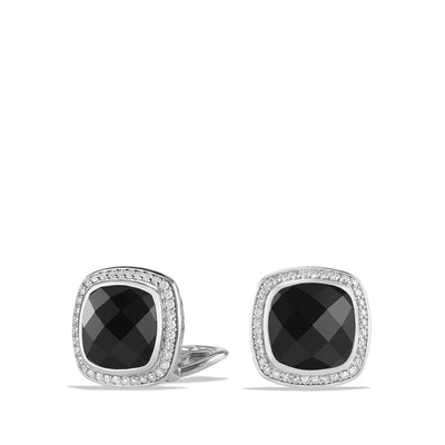 David Yurman Earrings in Silver containing Black onyx, Multi-gemstone, Diamond E12308DSSABODI