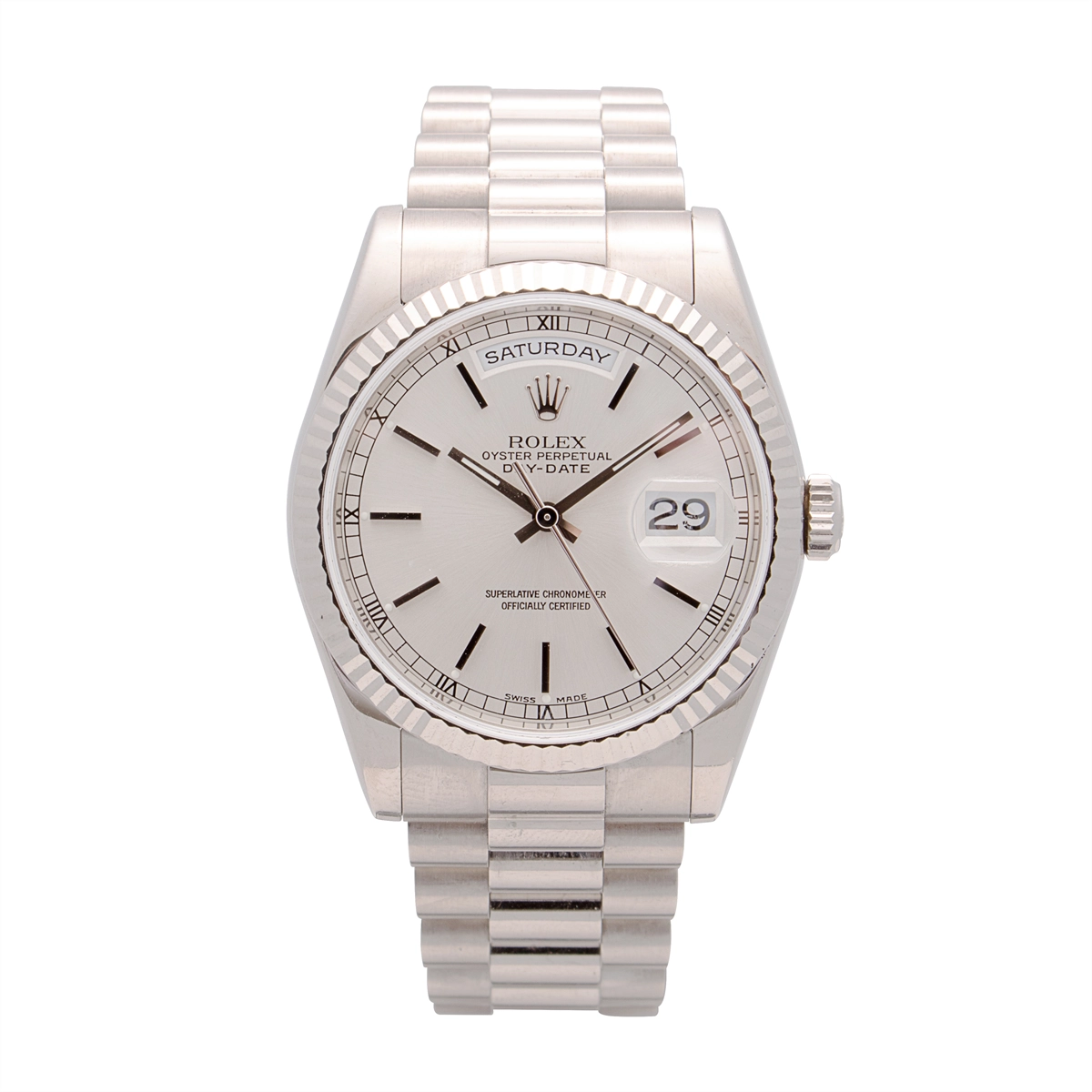 Preowned Rolex watch in White Gold 118239910B83209