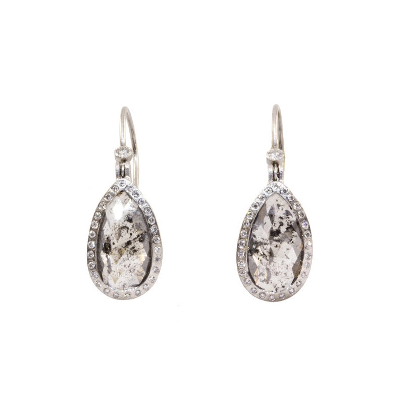 Todd Reed Earrings in Platinum/Palladium containing Multi-gemstone, Diamond TRDE480-PD13