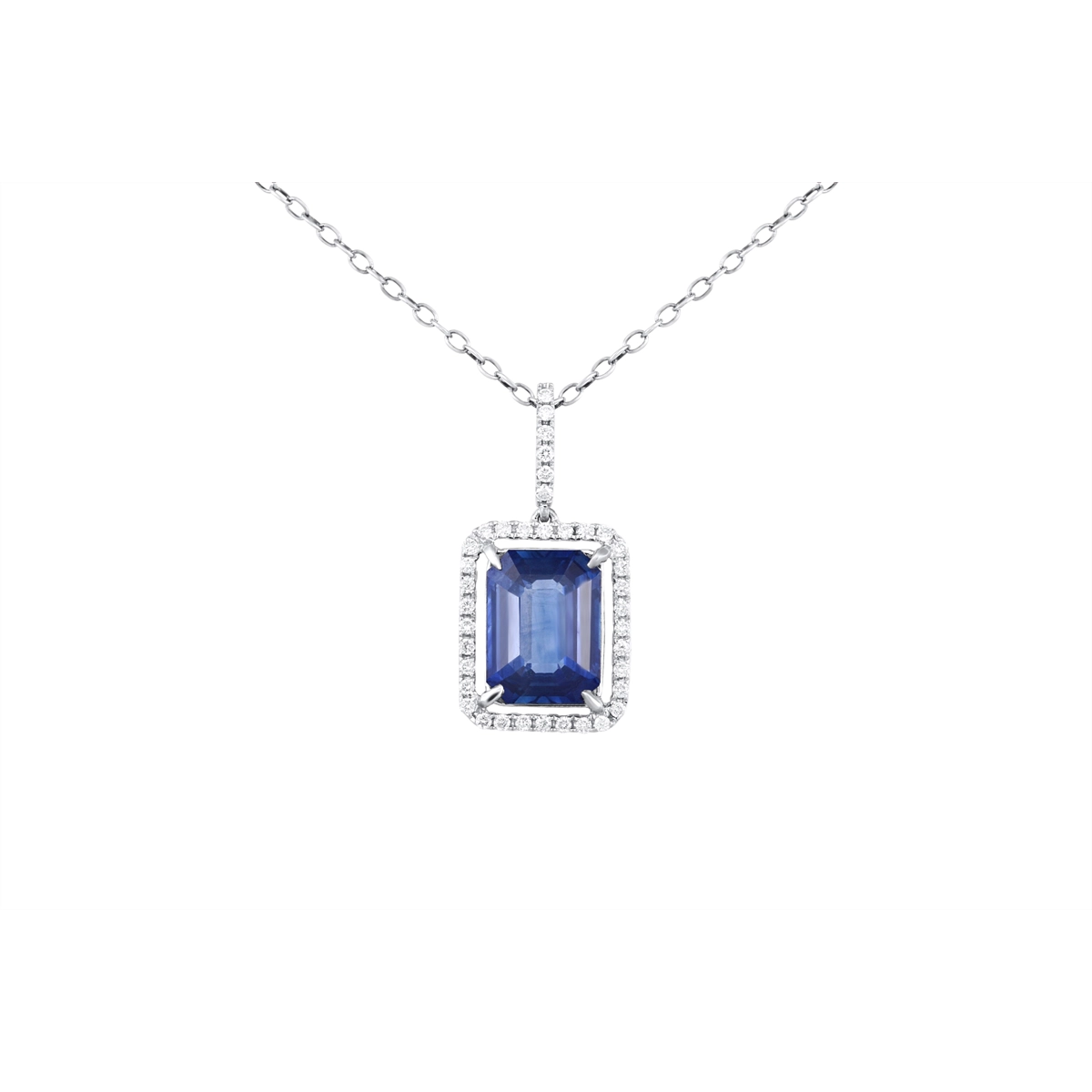 Pendants Pendants in White Gold containing Multi-gemstone, Diamond, Emerald 359077