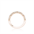 Tacori Wedding Rings in Rose Gold containing Diamond HT 2558 B 1/2 PK