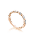 Tacori Wedding Rings in Rose Gold containing Diamond HT 2558 B 1/2 PK