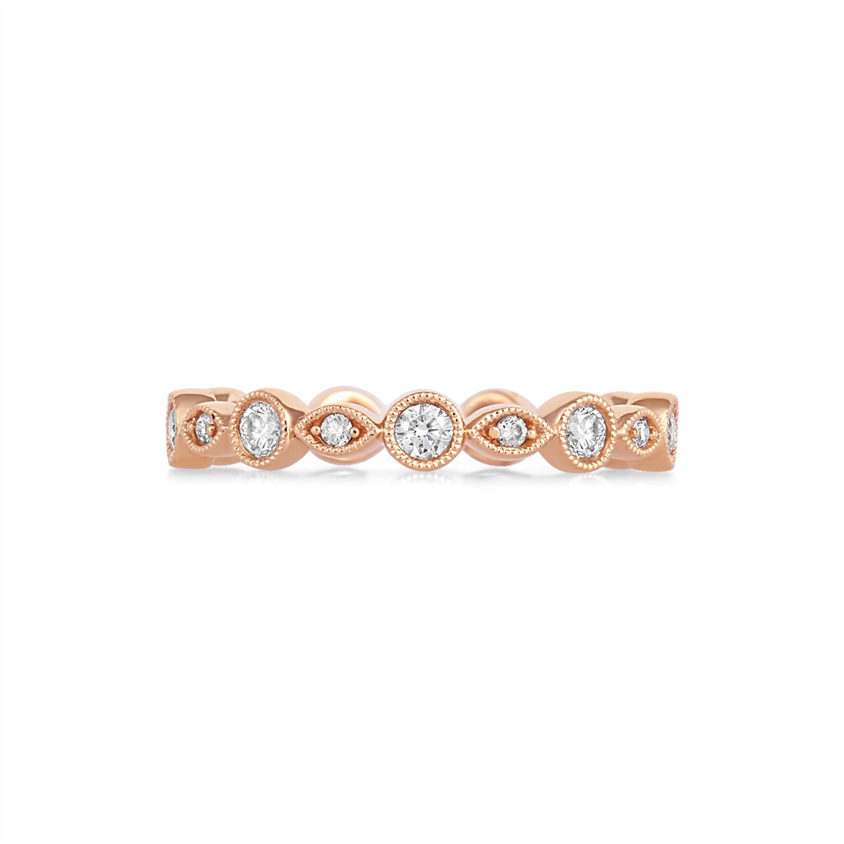 Wedding Bands Wedding Rings in Rose Gold containing Diamond 359263
