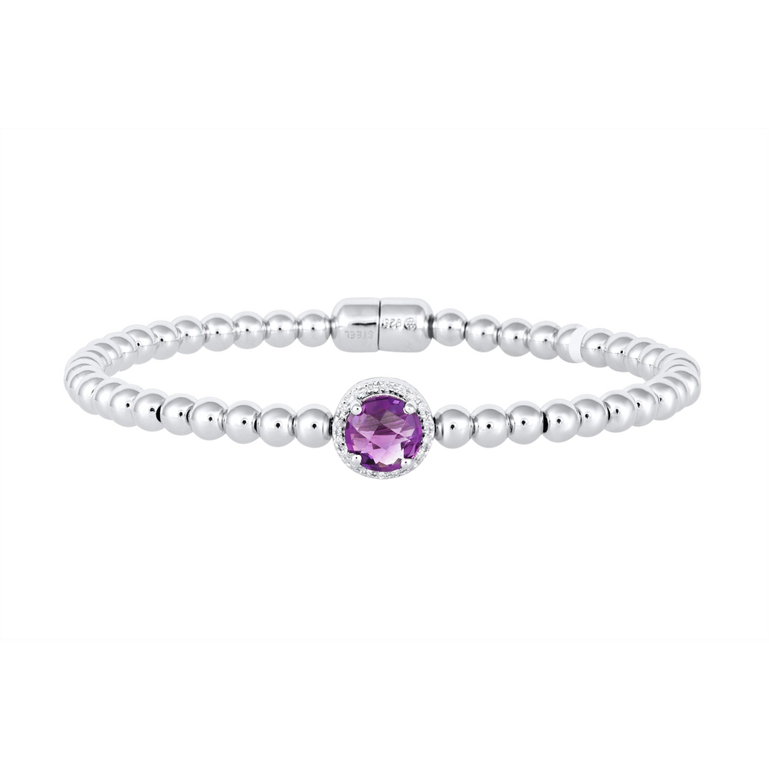 Bracelets Bracelets in Silver containing Amethyst, Multi-gemstone, Diamond 359506