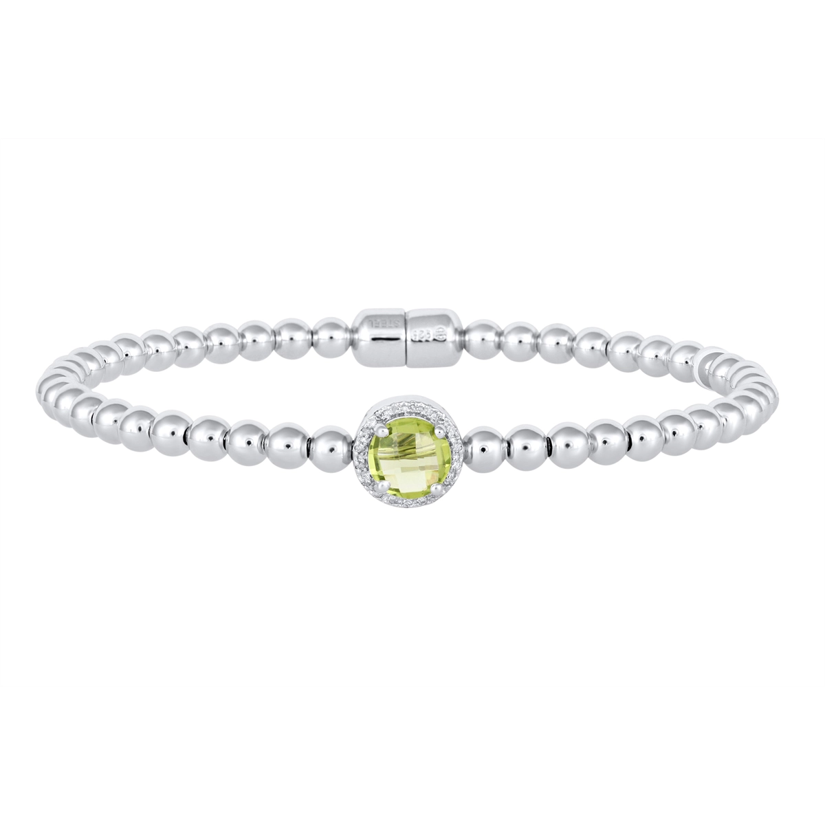Bracelets Bracelets in Silver containing Peridot, Multi-gemstone, Diamond 359509
