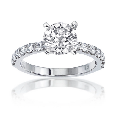 csv_image Engagement Collections Engagement Ring in Platinum/Palladium containing Diamond 359541