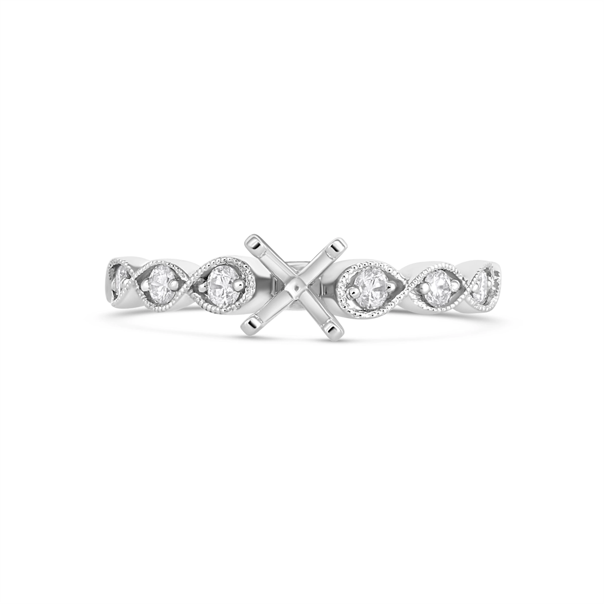 Engagement Collections Engagement Rings in White Gold containing Diamond R11-115115