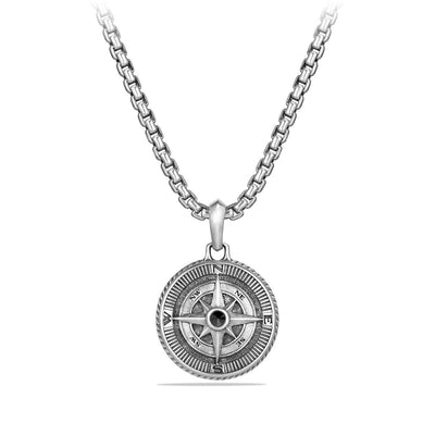 David Yurman Pendants in Silver containing Black diamond D15885MSSABD