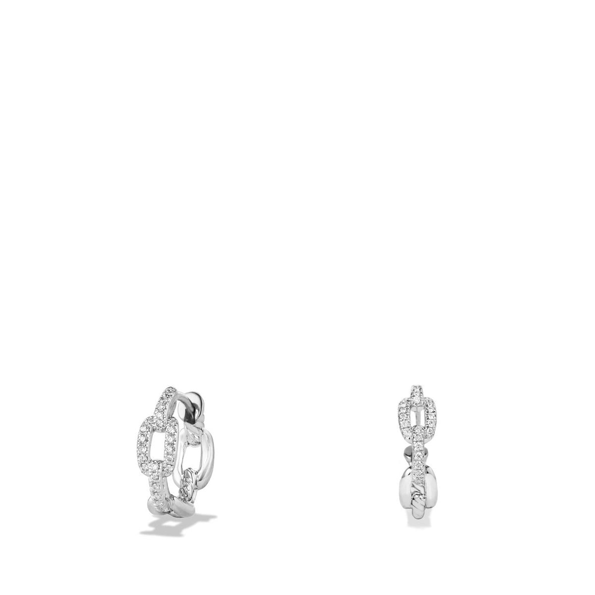 David Yurman Earrings in White Gold containing Diamond E12926D8WADI