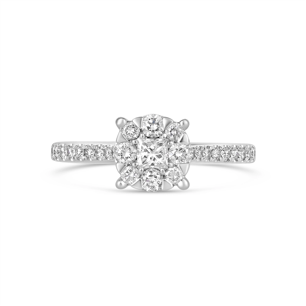 Engagement Collections Engagement Rings in White Gold containing Diamond R01580
