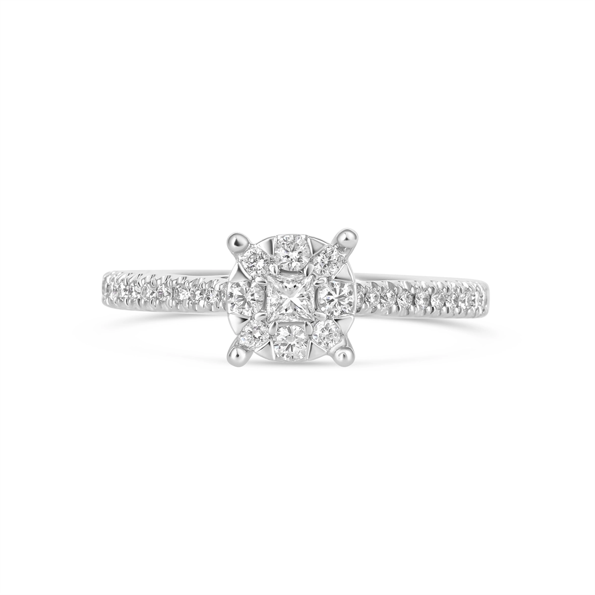 Engagement Collections Engagement Rings in White Gold containing Diamond R01579