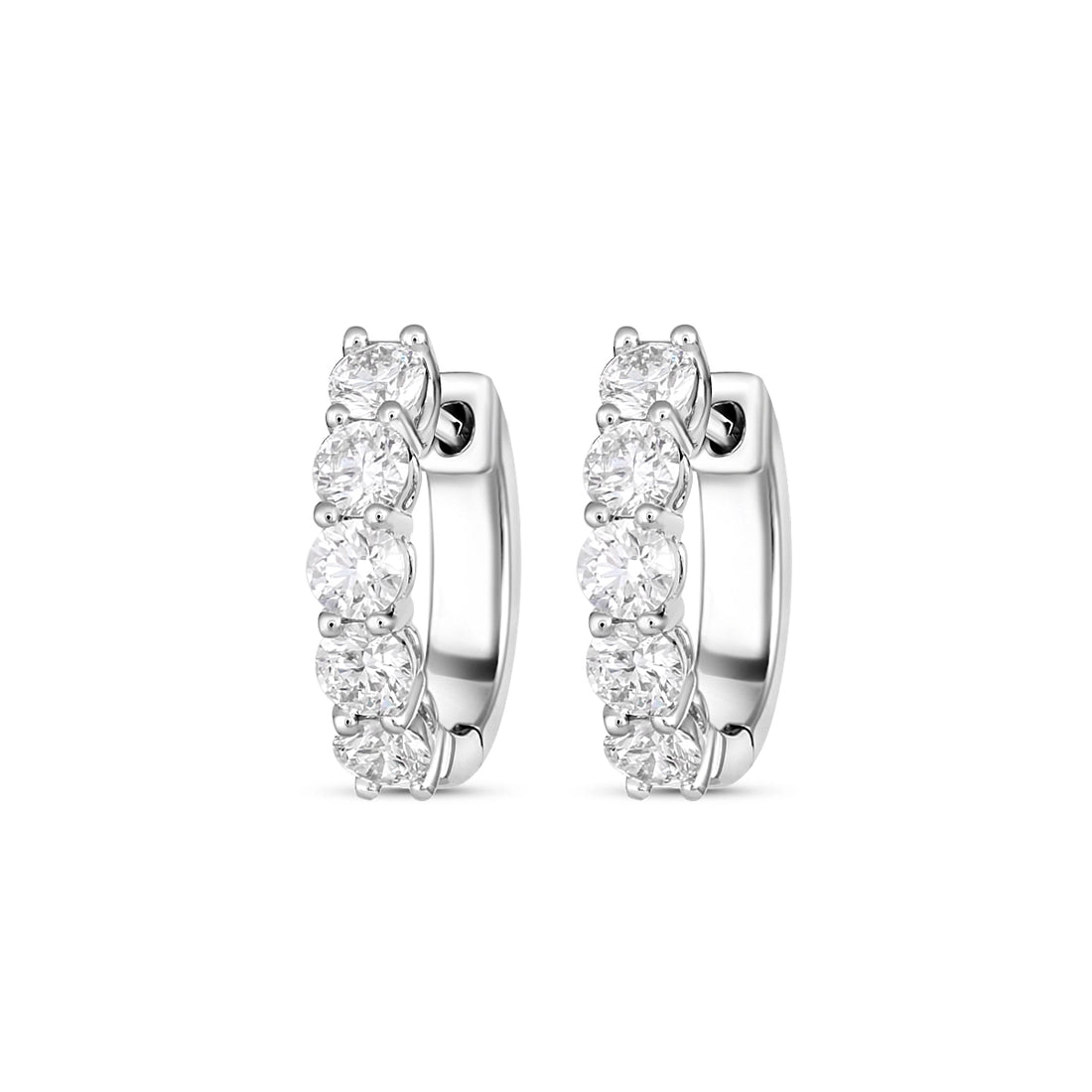 Earrings Earrings in White Gold containing Diamond 360018