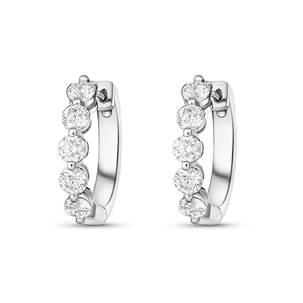 Earrings Earrings in White Gold containing Diamond 360019