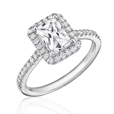 Fana Engagement Rings in White Gold containing Diamond S2793/WG
