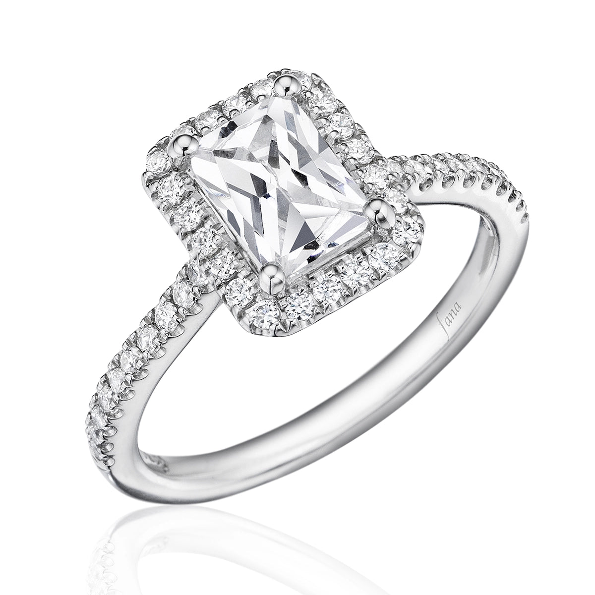 Fana Engagement Rings in White Gold containing Diamond S2793/WG
