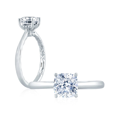 csv_image A. Jaffe Engagement Ring in White Gold containing Diamond ME2001Q/131-14Ksi