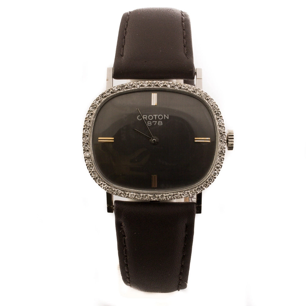 Vintage/Estate watch in White Gold Croton, Vintage
