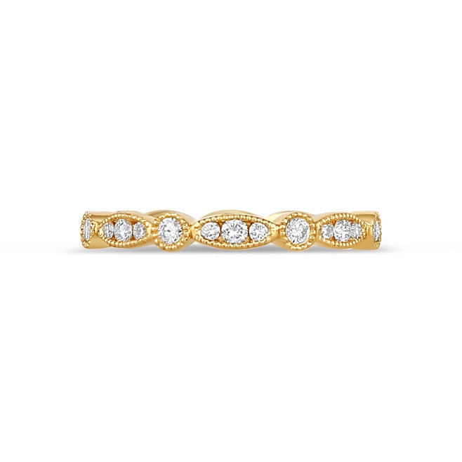 Wedding Bands Wedding Rings in Yellow Gold containing Diamond 361372