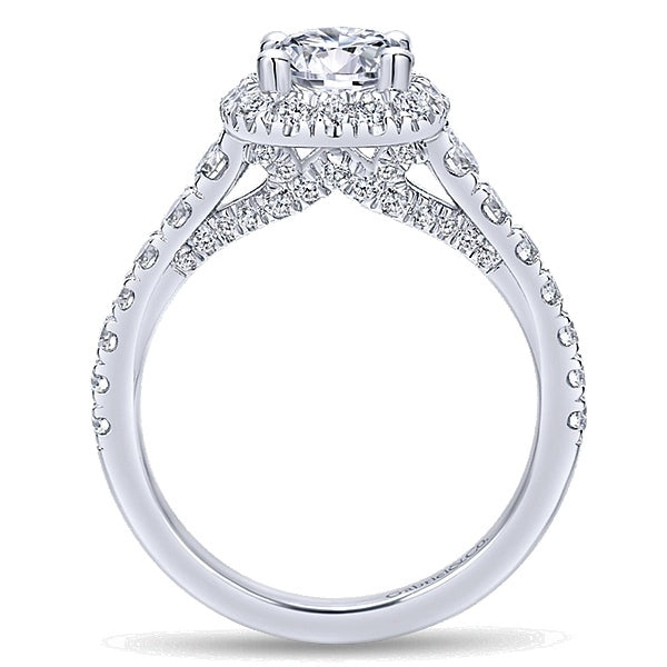 Gabriel & Co Engagement Rings in White Gold containing Diamond ER12761R4W44JJ