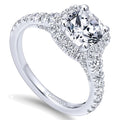 Gabriel & Co Engagement Rings in White Gold containing Diamond ER12761R4W44JJ