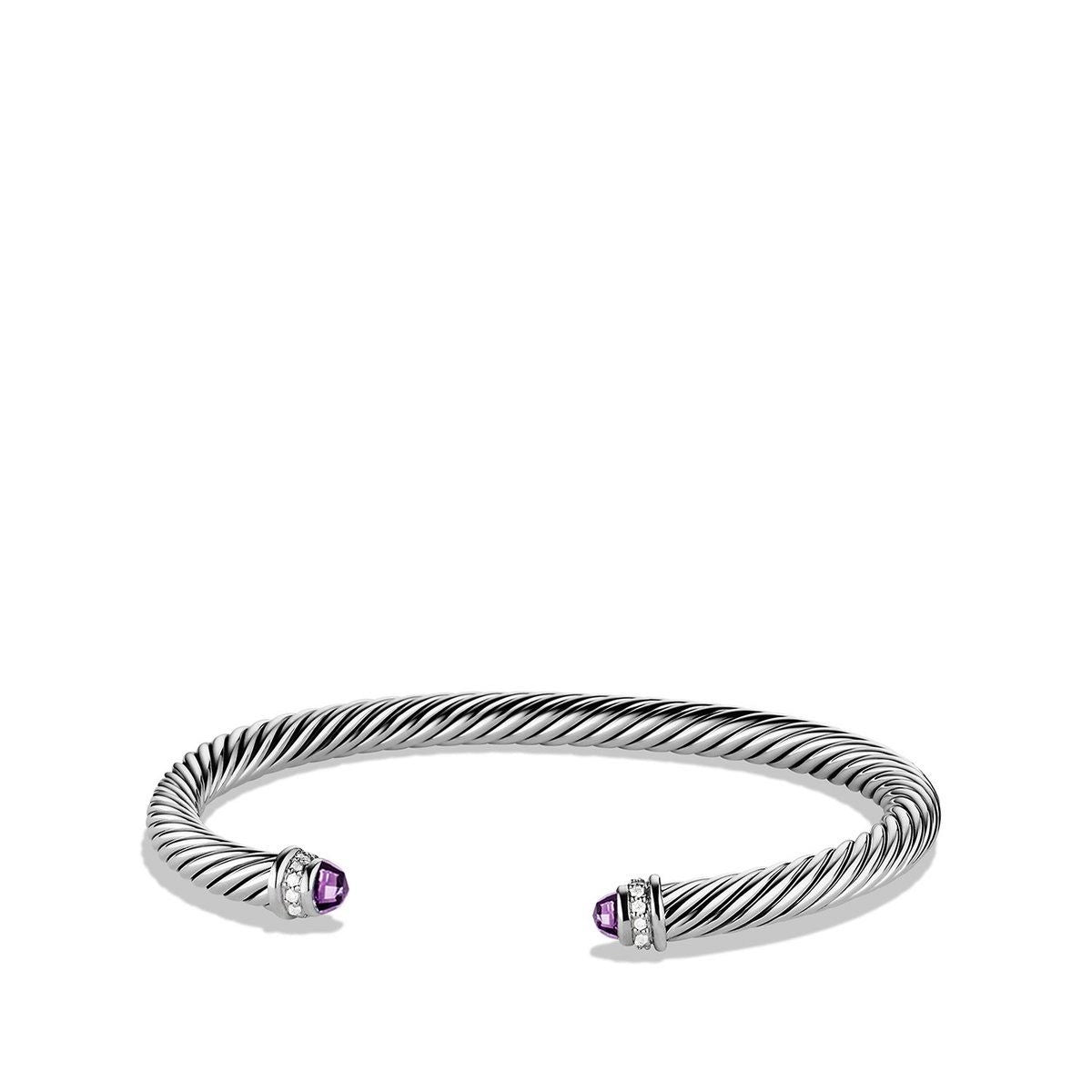 David Yurman Bracelets in Silver containing Amethyst, Multi-gemstone, Diamond B03934SSAAMDIM