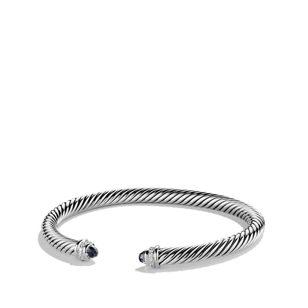 David Yurman Bracelets in Silver containing Black onyx, Multi-gemstone, Diamond B03934SSABODIM