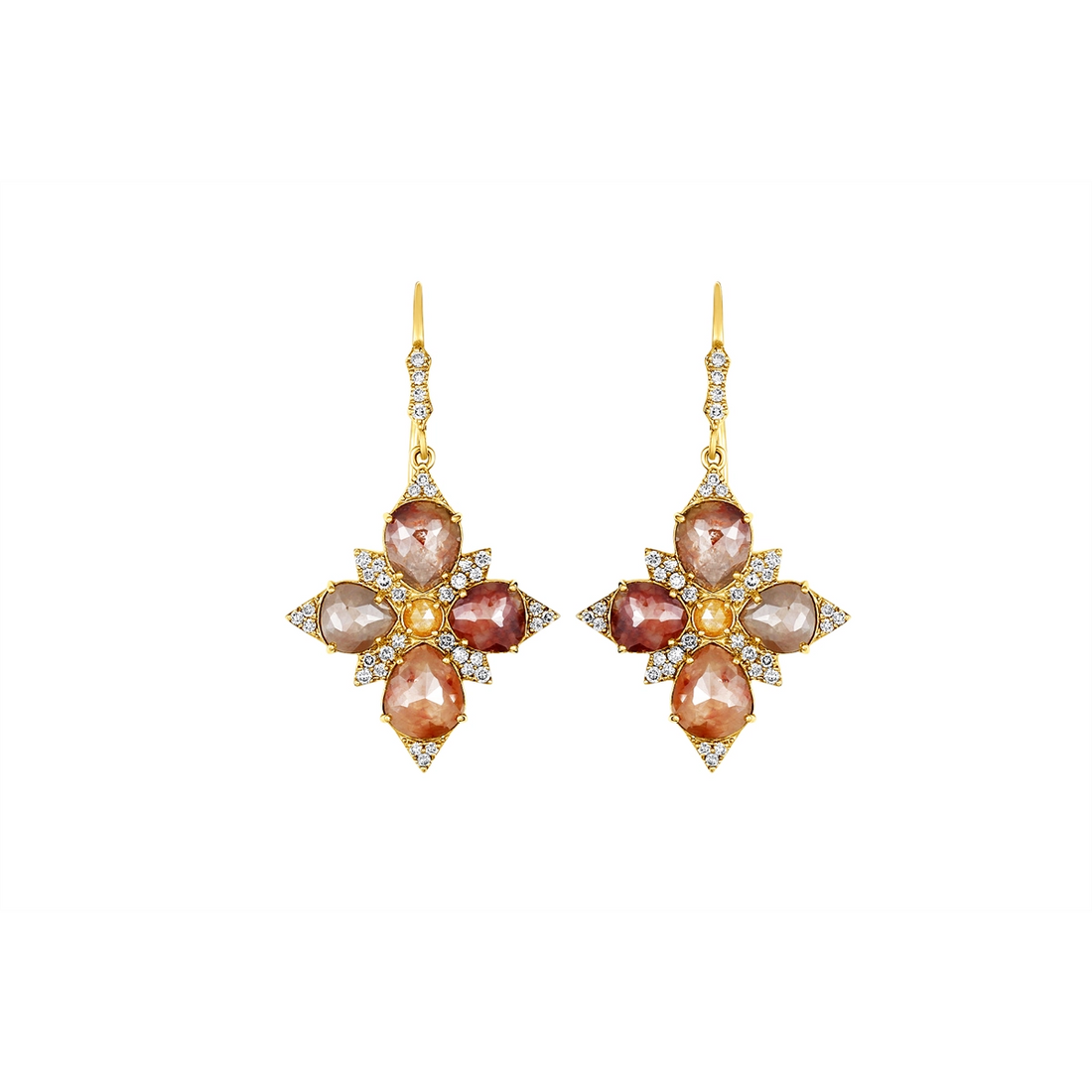 Earrings Earrings in Yellow Gold containing Diamond 363132