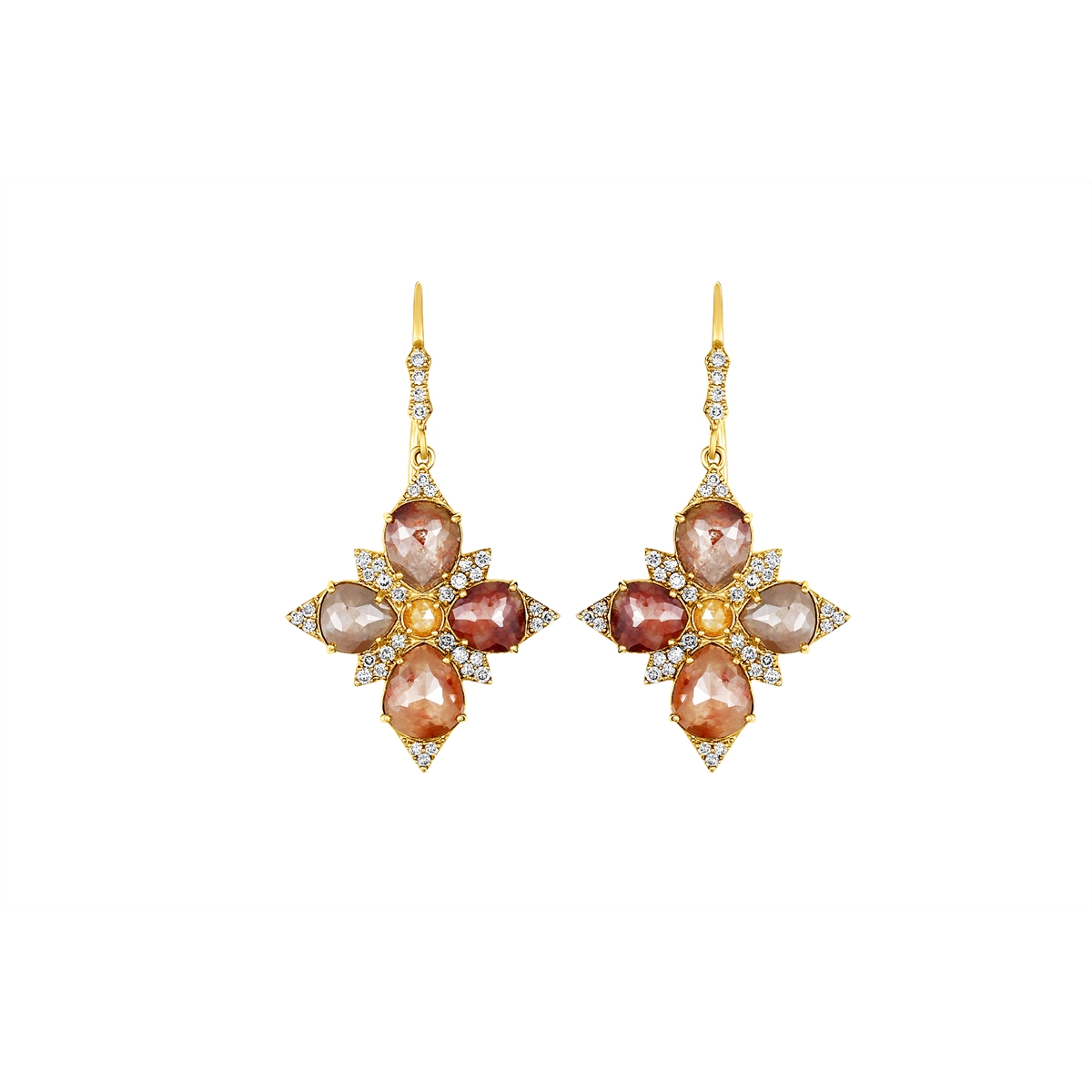 Earrings Earrings in Yellow Gold containing Diamond 363132