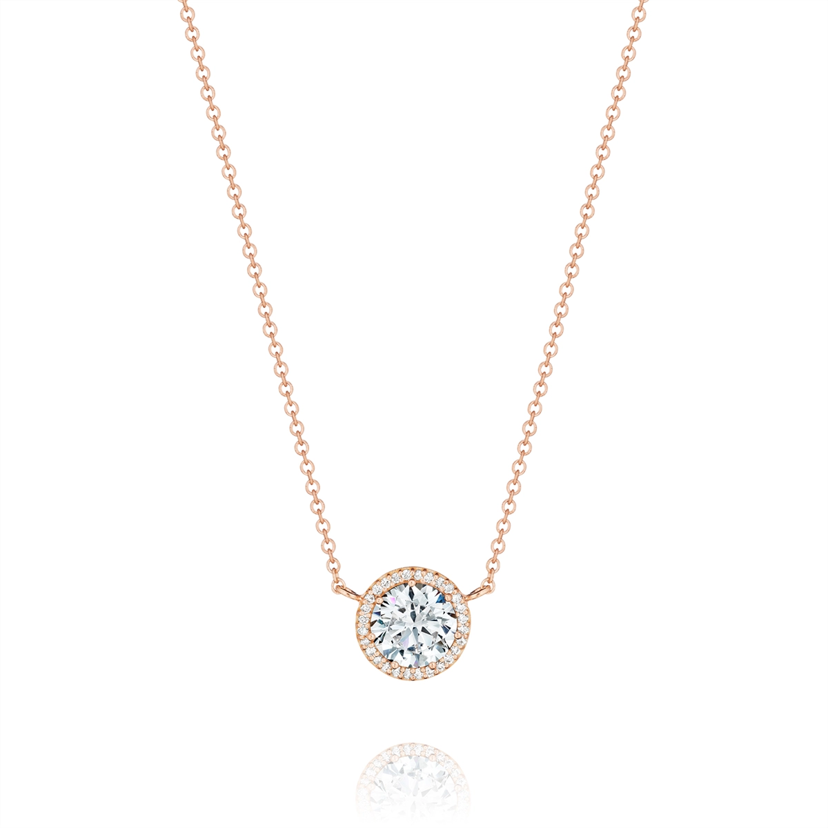 Tacori Necklaces in Rose Gold containing Diamond FP 670 6.5 PK