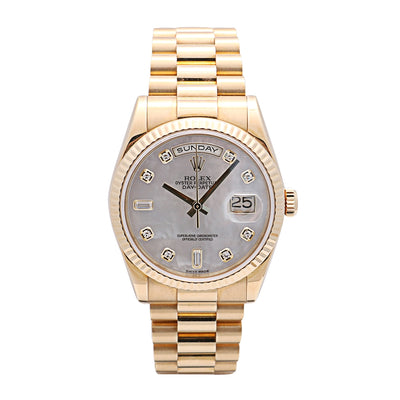 Preowned Rolex watch in Yellow Gold M118238-0115