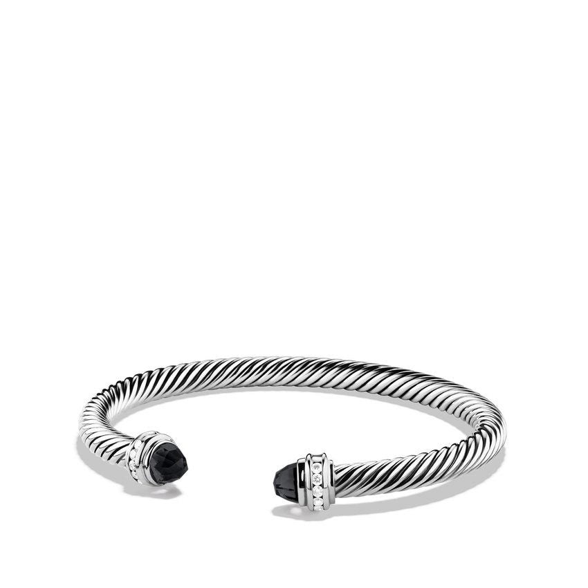 David Yurman Bracelets in Silver containing Black onyx, Multi-gemstone, Diamond B04182SSABODIM