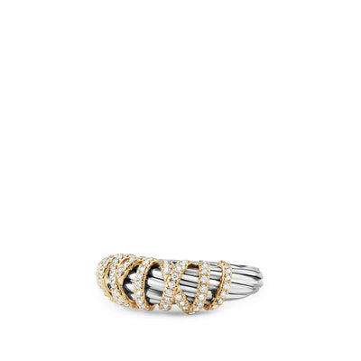 David Yurman Rings in Mixed Metals containing Diamond R13281DS8ADI7