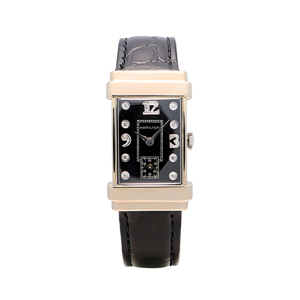 Vintage/Estate watch in White Gold Vintage Hamilton, 14K