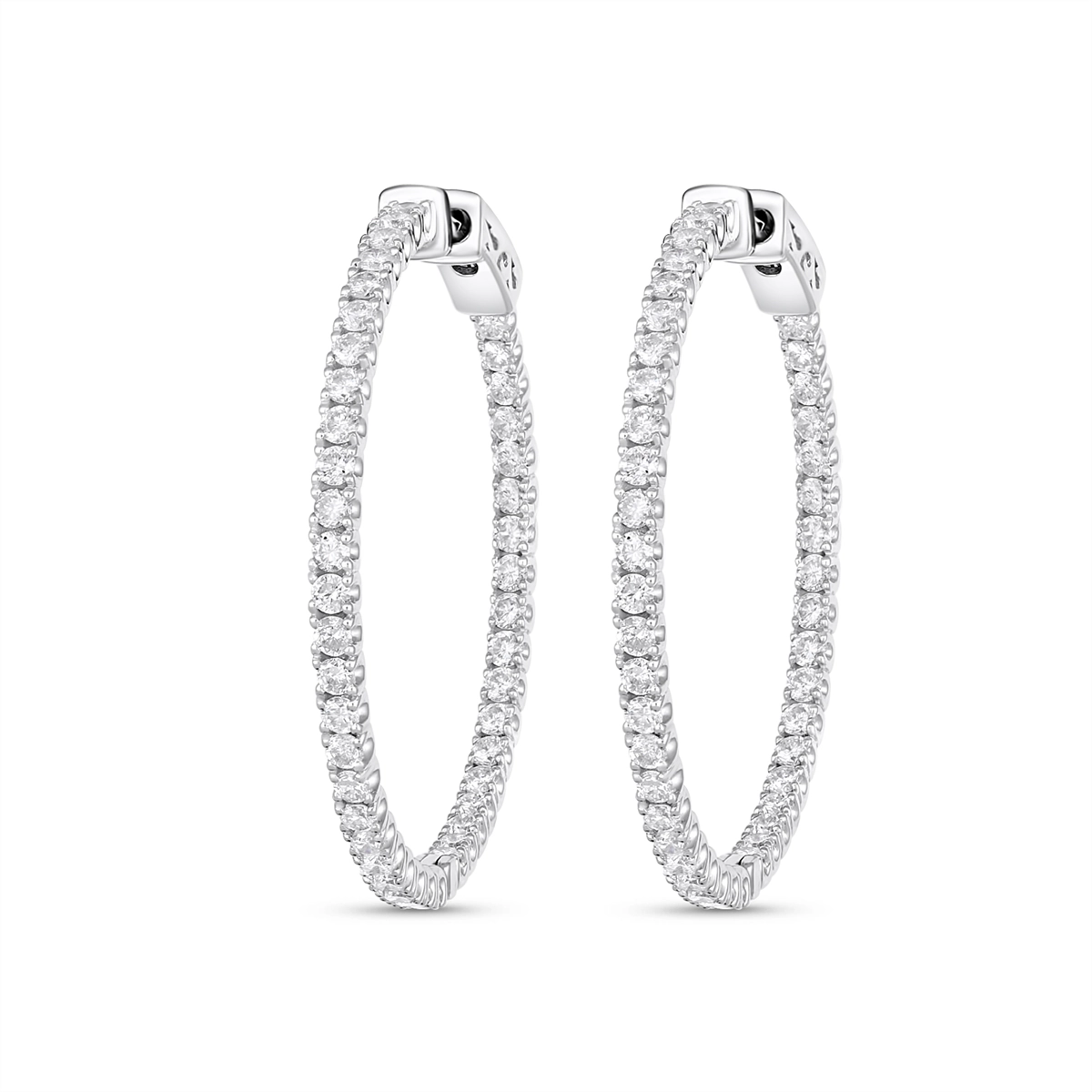 Earrings Jewelry in White Gold 366070