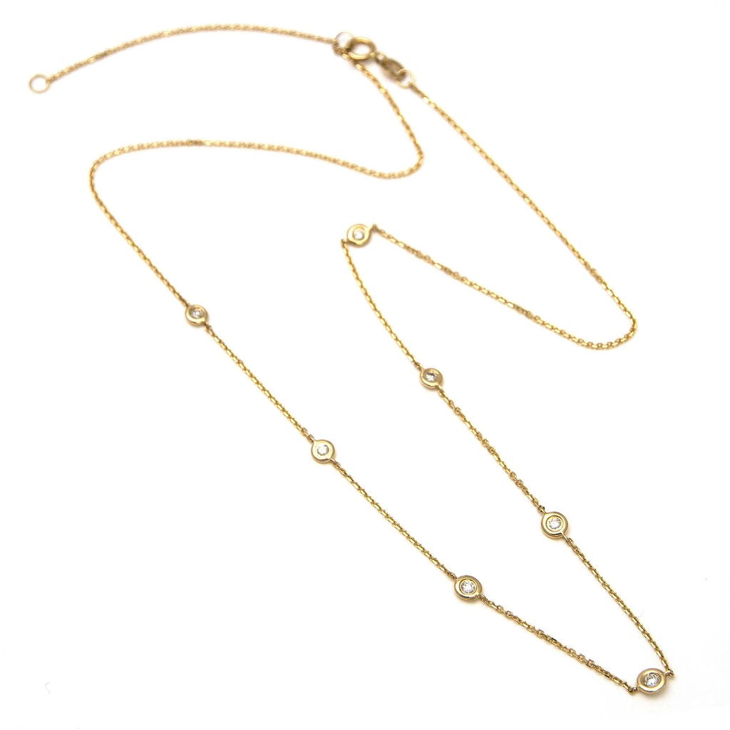 Necklaces Necklaces in Yellow Gold containing Diamond 366334