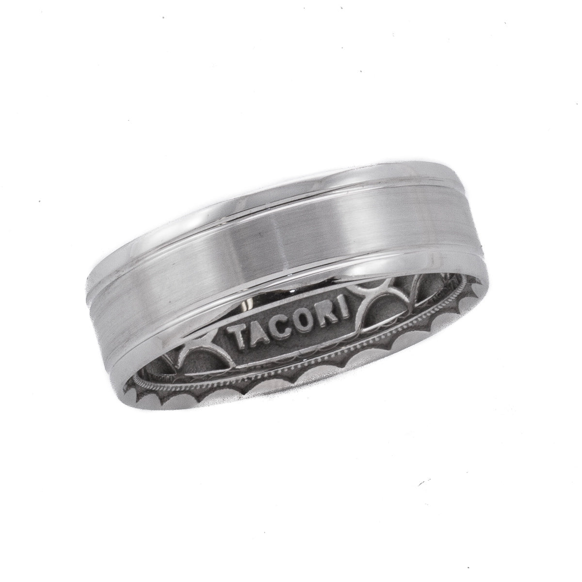Tacori Wedding Rings in White Gold 101-7WSP