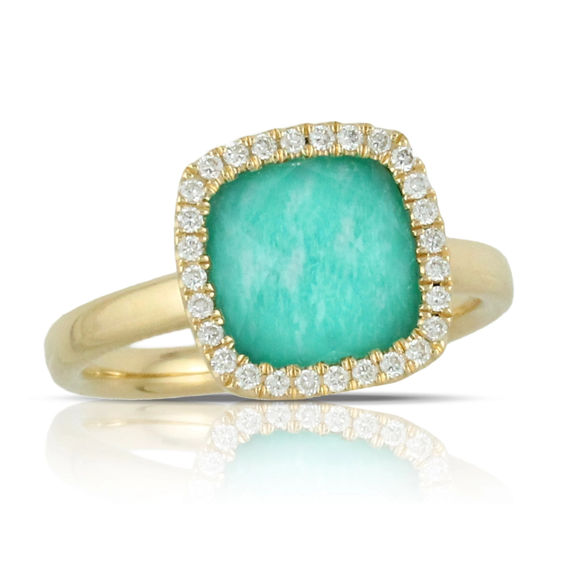 Doves Rings in Yellow Gold containing Quartz, Other, Multi-gemstone, Diamond R7108AZ