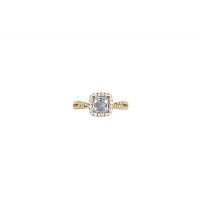 csv_image Natalie K. Engagement Ring in Mixed Metals containing Diamond NK35706-YW