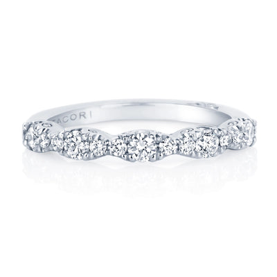 Tacori Wedding Rings in Platinum/Palladium containing Diamond HT 2558 2.8 B 1/2